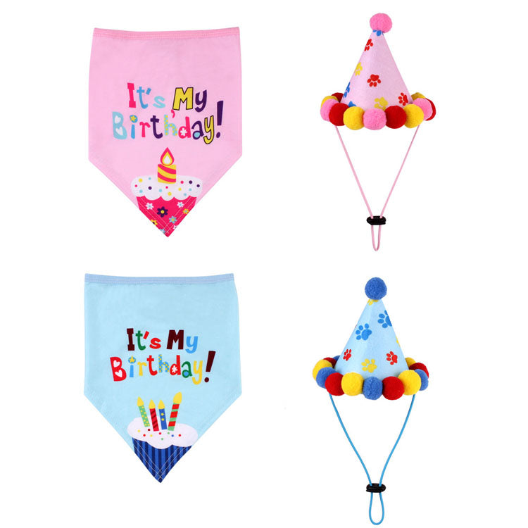 Paws N' Claws Boutique - Birthday Hat & Bandana Set - 1