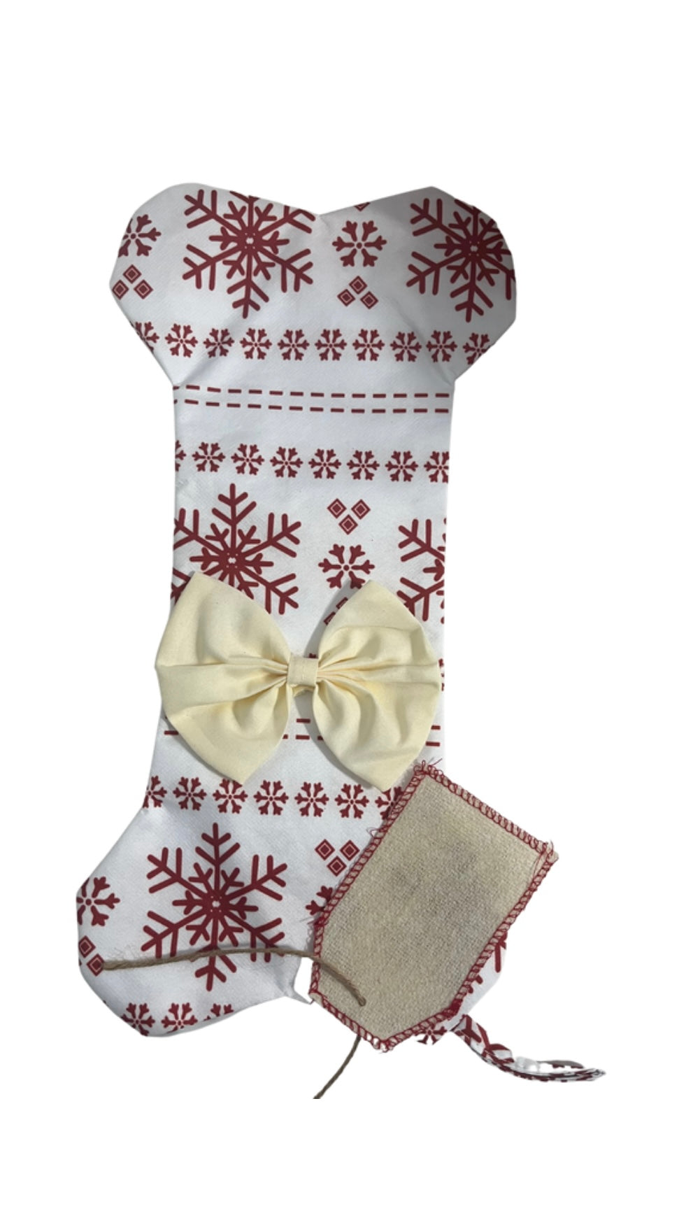 Dog Bone Holiday Stocking