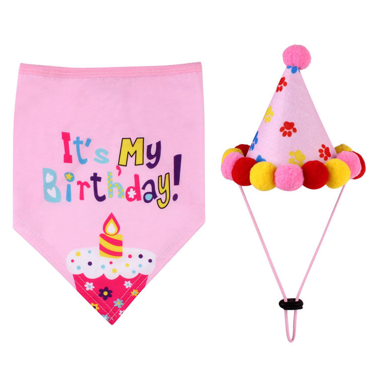 Birthday Hat & Bandana Set