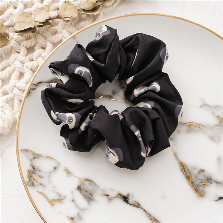 Dog Print Hair Scrunchies