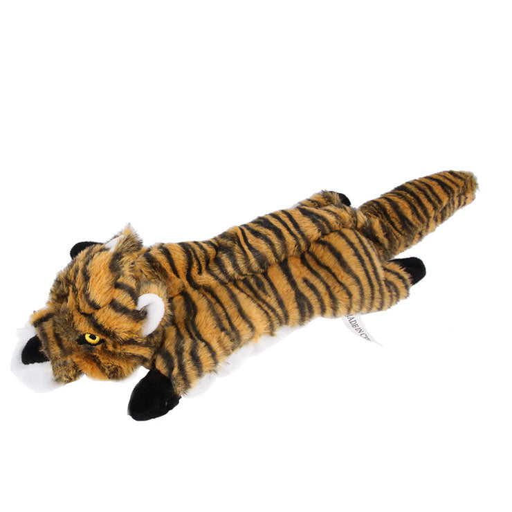No Stuffing Squeaky Animal Plush Toys - 5 PACK