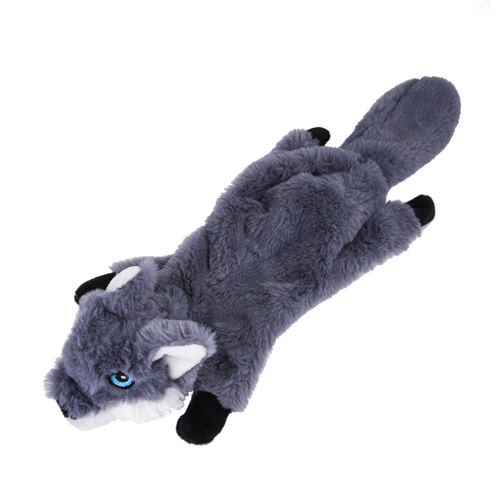 No Stuffing Squeaky Animal Plush Toys - 5 PACK